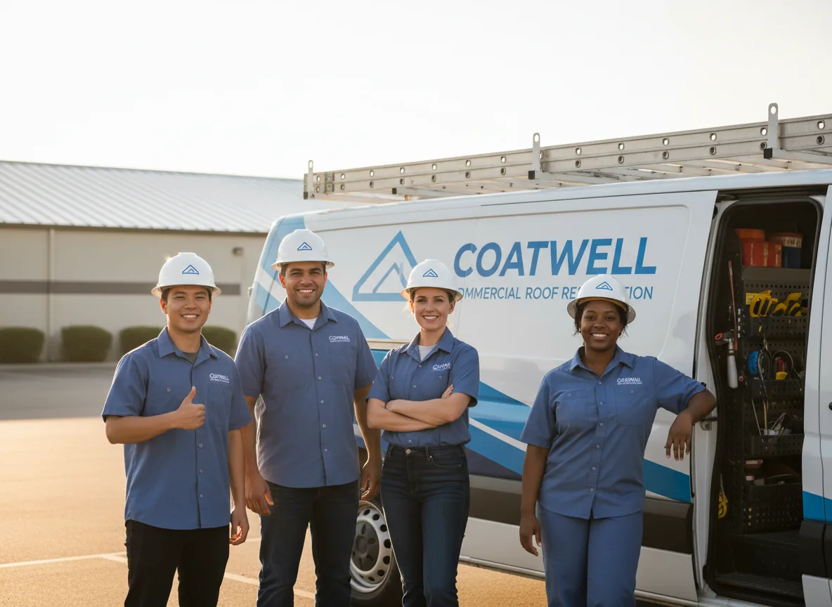 Commercial roof coating company in New Lenox, IL